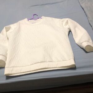 Men's white short-sleeved T-shirt simple